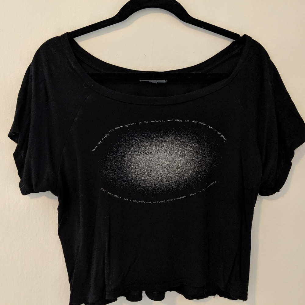 American eagle Black Crop Top